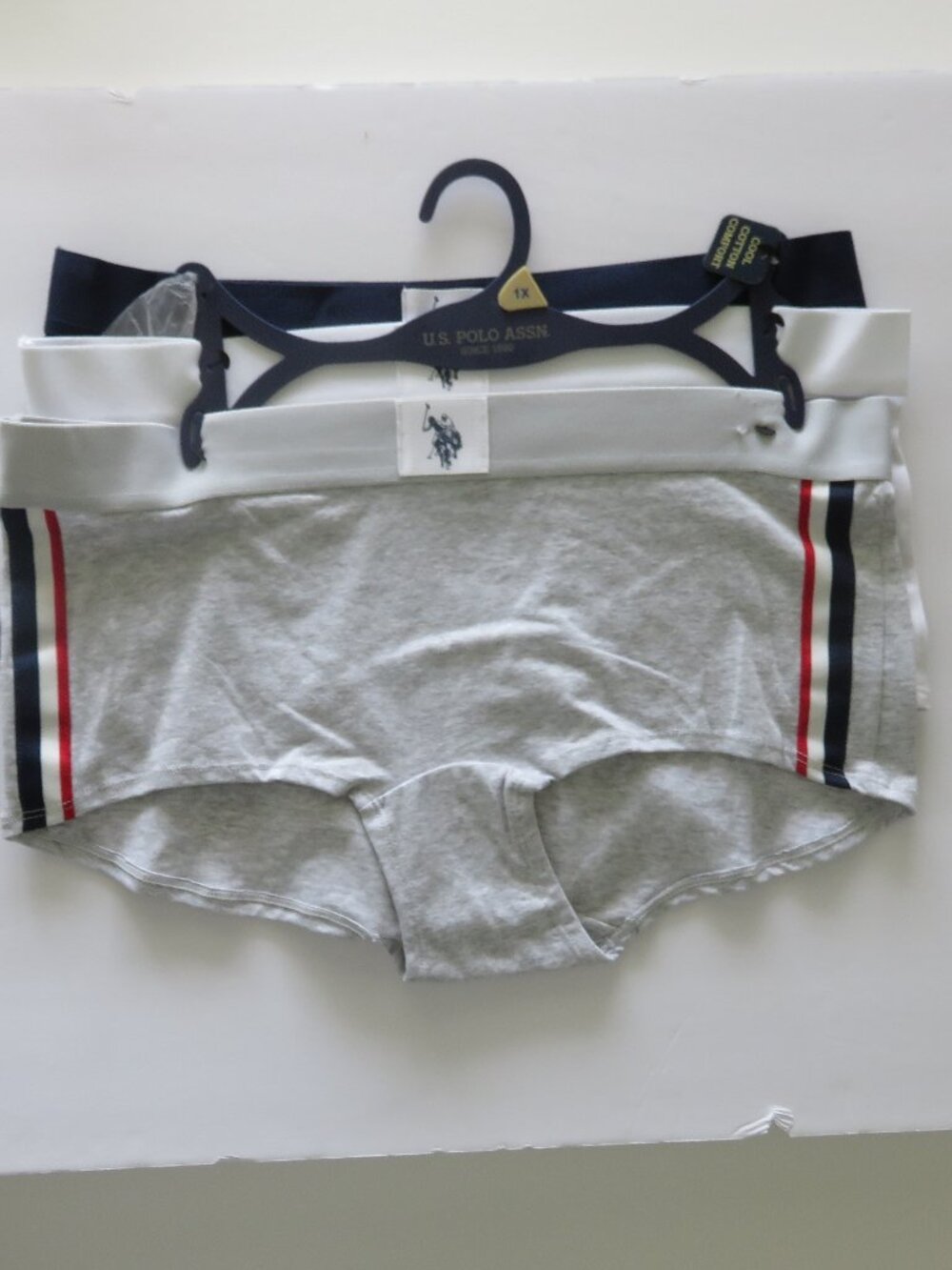 (#138) U.S. Polo Assn. 3-Pack Cotton Comfort Panty Size 1X